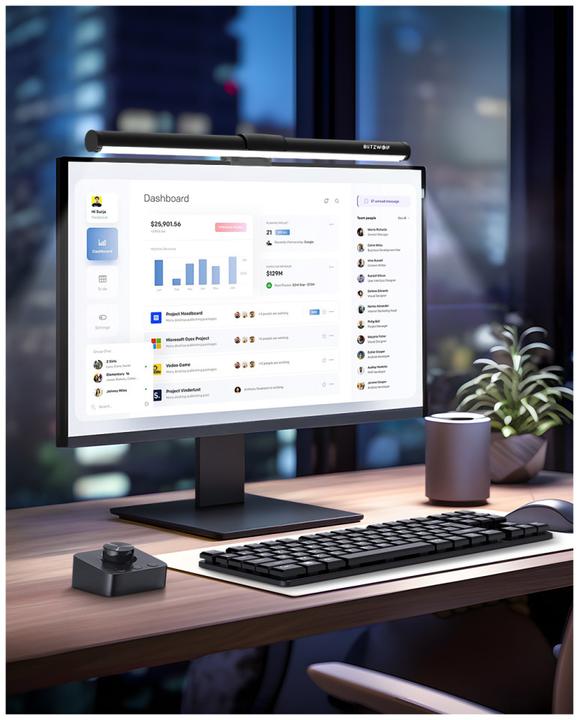 Image du produit BlitzWolf Barre lumineuse pour moniteur BW-CML5