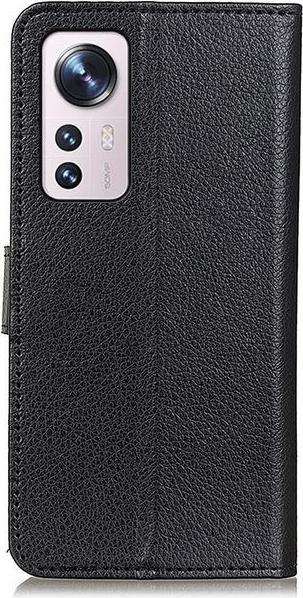 Actual product image MU Classic Litchi Leather Bookcover Series (Xiaomi 12X, Xiaomi 12)