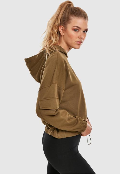 Immagine prodotto Urban Classics Felpa da lavoro corta da donna con cappuccio (4XL)