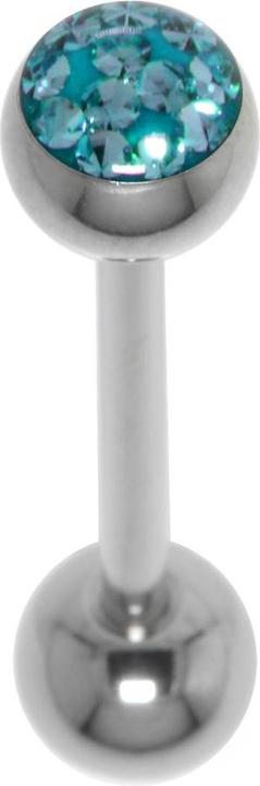 Image du produit Bijouteria Piercing langue (Acier chirurgical 316L, Résine époxy, Cristallin)