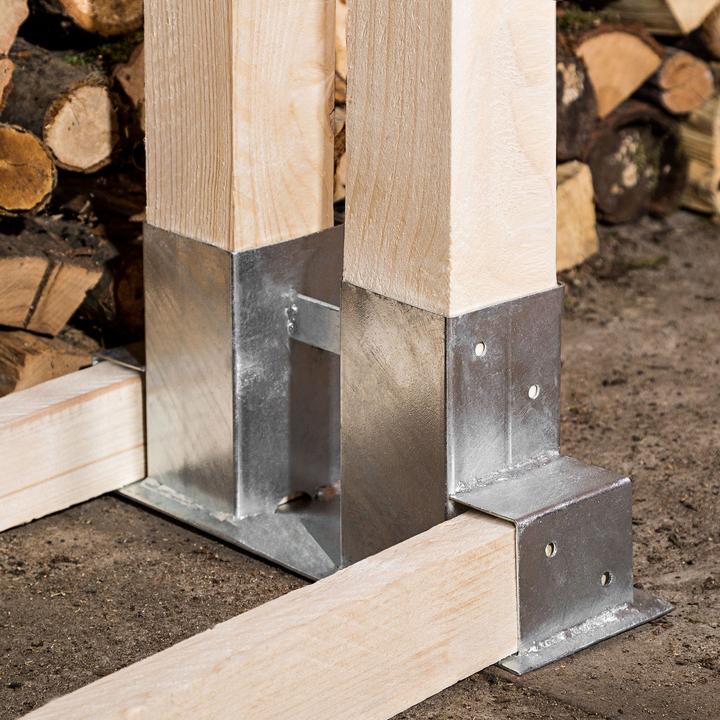 Immagine prodotto tectake Aiuto per impilare il legno 4 pezzi.