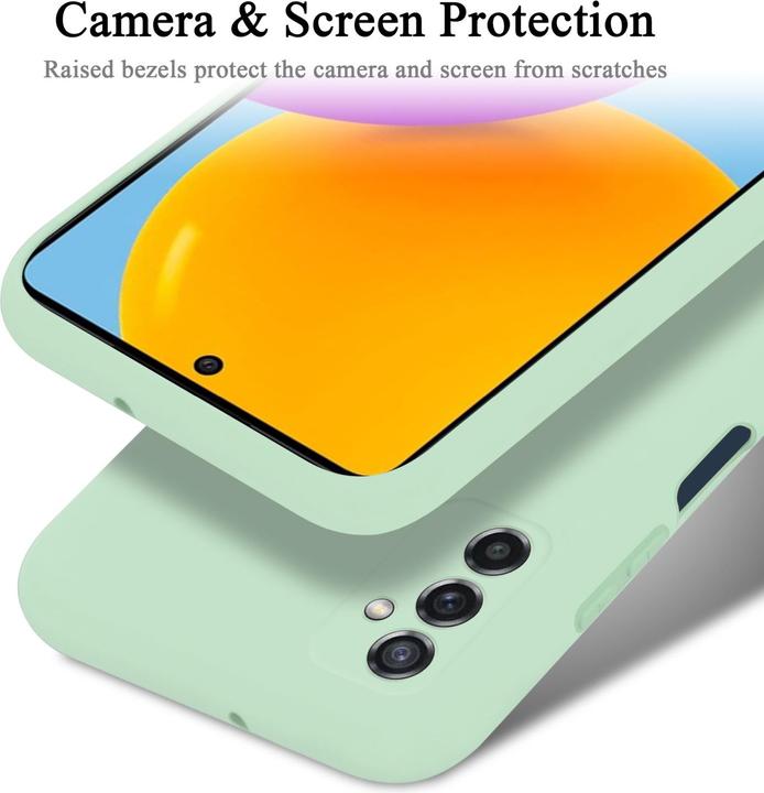 Actual product image Cadorabo TPU Liquid Silicone Case Cover for Samsung Galaxy M52 5G (Samsung Galaxy M52 5G)