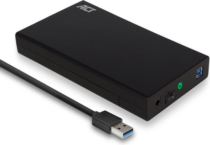 Boîtier pour disque dur SATA 3.5", sans vis, USB 3.2 Gen1 (3.5")