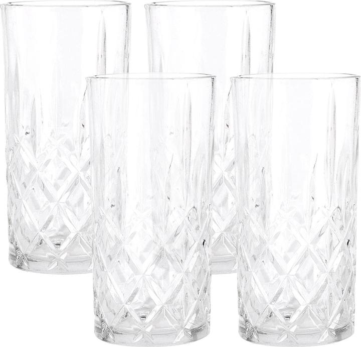 Immagine prodotto Excellent Houseware Elegante set di bicchieri, set di 4, set di 4, look cristallo, 300 ml ciascuno (0.30 l, 4 x)