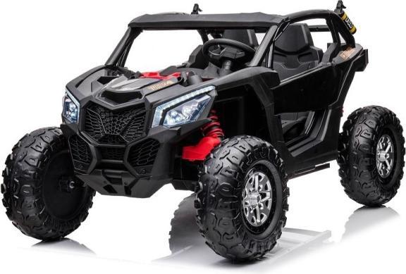 Immagine prodotto Es-toys Kinderfahrzeug schwarz – Elektro Auto „Com 18“ – 24V7A Akku, 4x Motoren - Allrad + 2 Sitzer