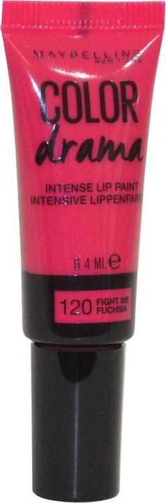 Actual product image Maybelline New York Maybelline Color Drama Intense Lip Paint 120 Fight Me Fucshia 1un (120 Fight Me Fucshia)