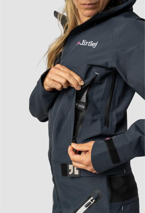 Produktbild dirtlej Dirtsuit Core Edition Ladies, blau/weiss, L (L)