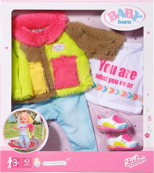 Image du produit Baby Born Manteau Deluxe Arc-en-ciel, 43cm