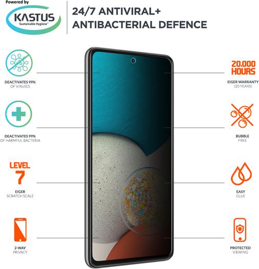 Produktbild Eiger Mountain Glass Black (1 Stück, Samsung Galaxy A53 5G, Samsung Galaxy A52s 5G)