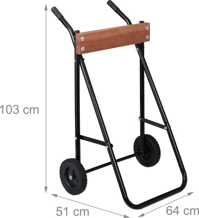 Actual product image Relaxdays Outboard motor stand