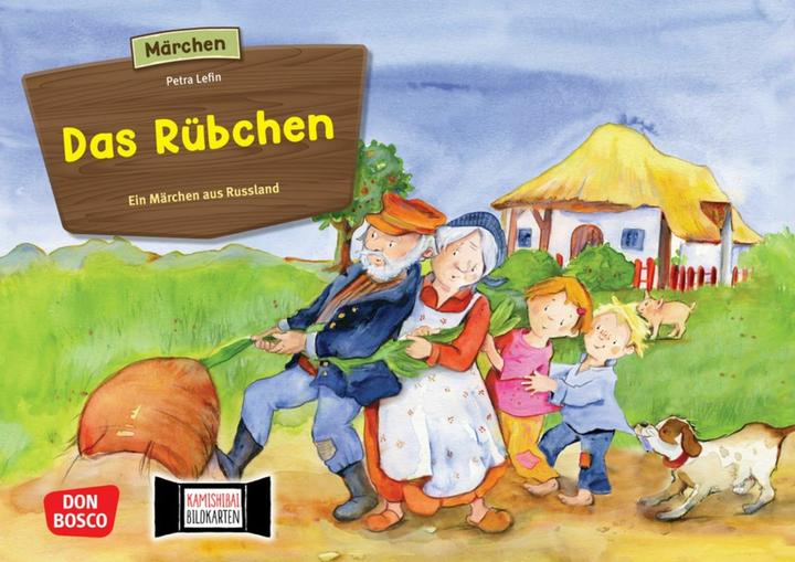 Image du produit Kamishibai Bildkartenset - Das Rübchen (Allemand, Petra Lefin, 2023)
