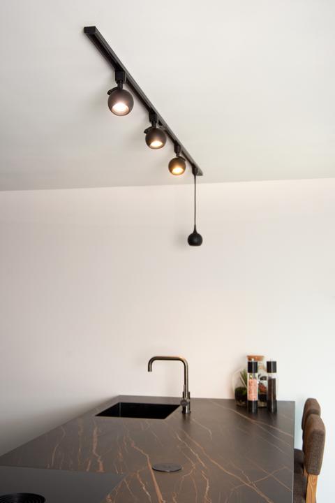 Actual product image Lucide TRACK FAVORI pendant - Track system - 1xGU10 - Black 09956/01/30 (GU10)