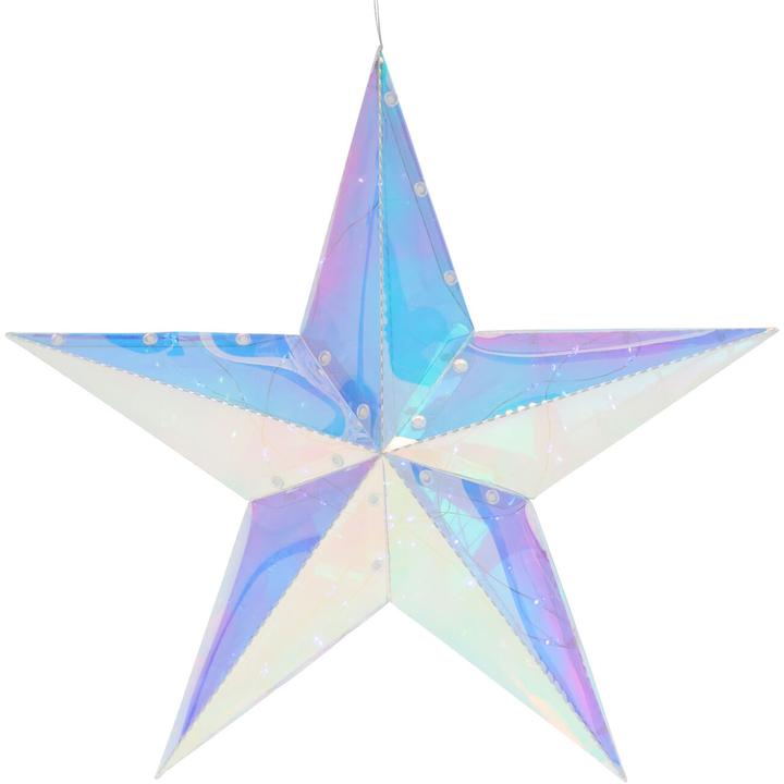 Actual product image Home&Styling Christmas star rainbow with 40 LEDs, cold white, 52 x 14 x 51 cm