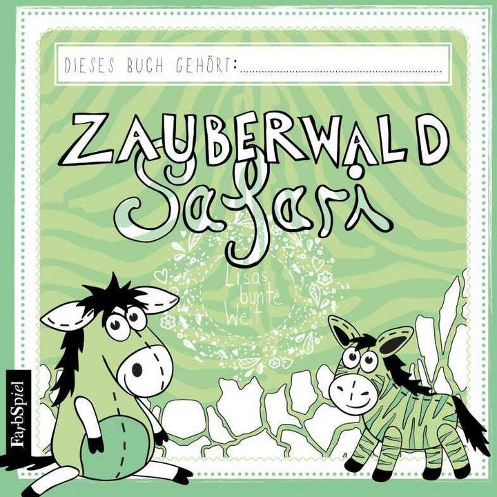 Produktbild Malbuch Kinder: Die Zauberwald Safari