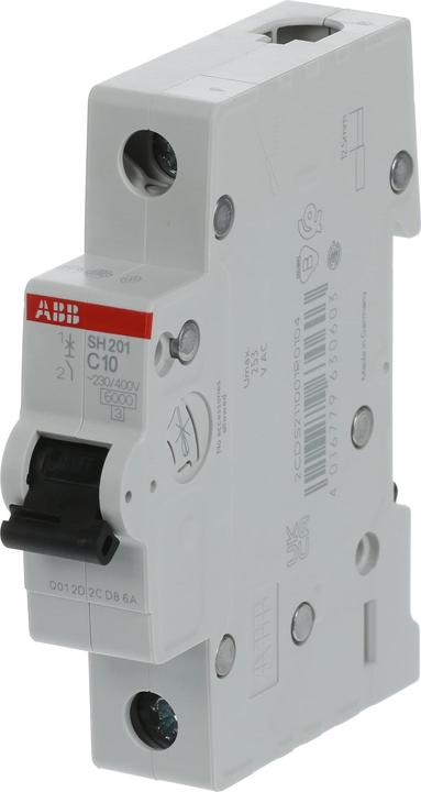 Immagine prodotto ABB SH201-C10 Interruttore automatico unipolare Home
