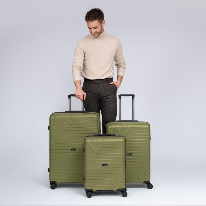 Immagine prodotto Redolz Essentials 05 3-SET Set di valigie a 4 ruote 3 pezzi (217 l, XL (da 115l))