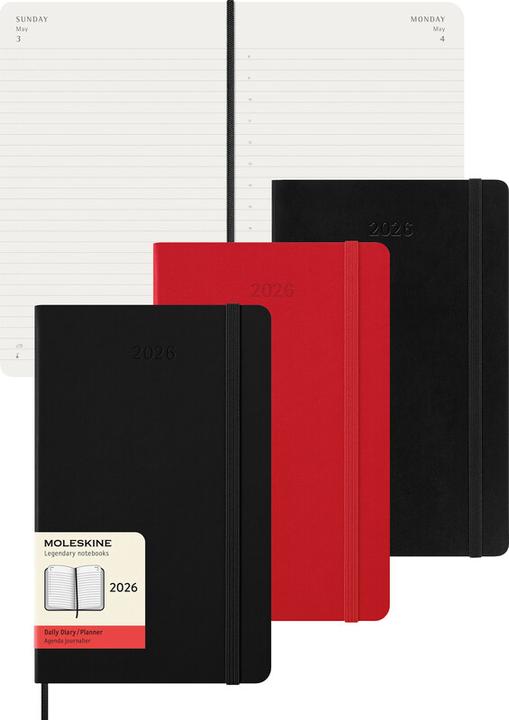 Produktbild Moleskine Geschäftsagenda Daily (13 x 21 cm, Englisch)