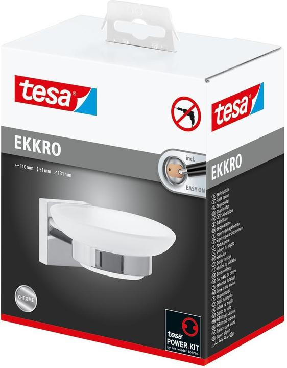 Produktbild tesa EKKRO Seifenhalter inkl. Klebelösung ohne Bohren