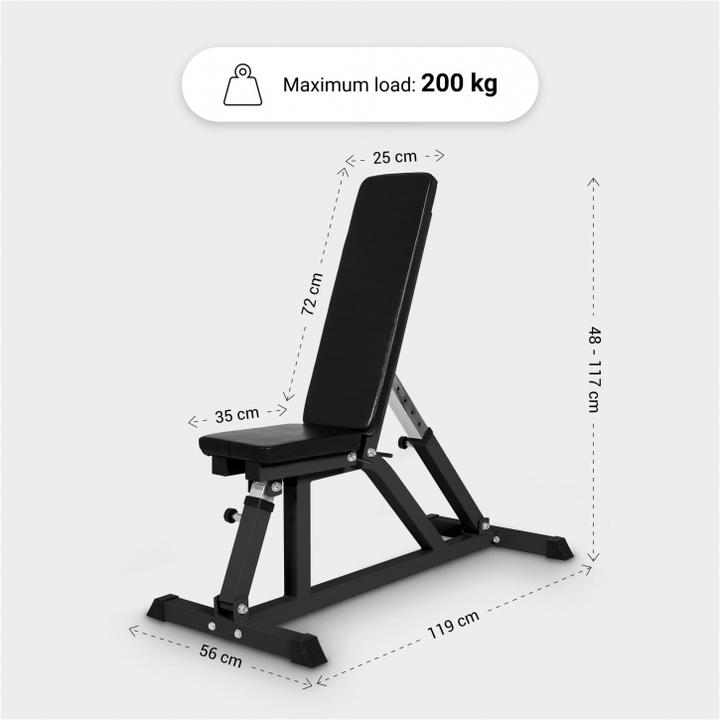 Actual product image Gorilla Sports Multi flat bench