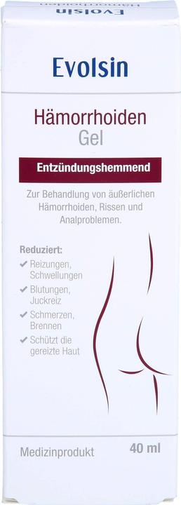 Image du produit Evolsin Gel Pour Hémorroïdes (40 ml, Gel intime)