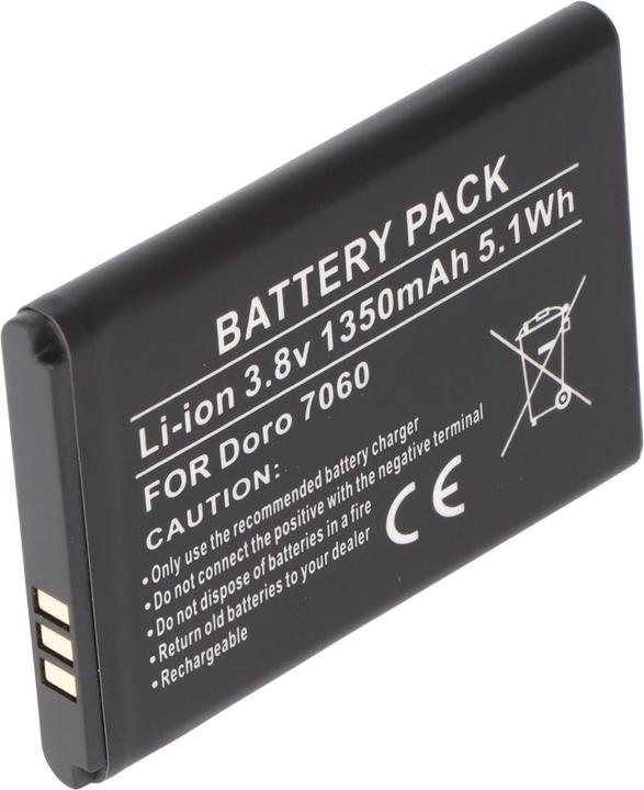 Image du produit AccuCell Batterie Doro 7060, DBS-1350A