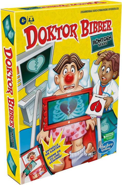 Actual product image Hasbro Gaming Children's game Doctor Bibber - X-ray fun (German)