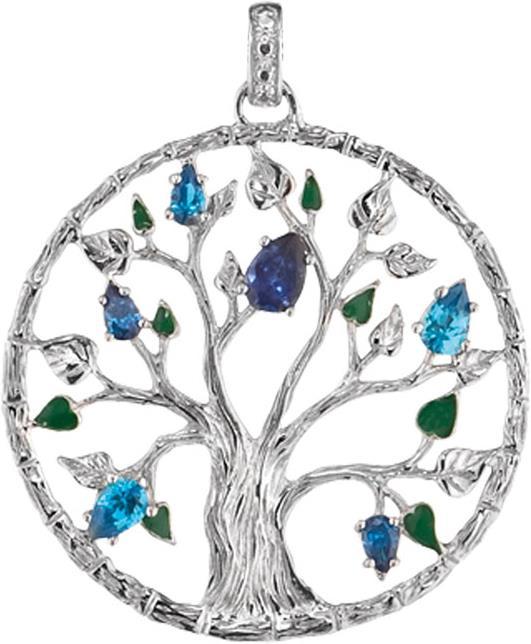 Julie Julsen Pendant 4 Elements Water (45 mm) (Silver)