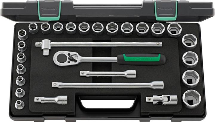 Immagine prodotto Stahlwille Set di chiavi a bussola (26 mm, 25 mm, 22 mm, 23 mm, 15 mm, 28 mm, 12 mm, 13 mm, 10 mm, 20 mm, 30 mm, 17 mm, 19 mm, 16 mm, 31 mm, 29 mm, 14 mm, 21 mm, 11 mm, 18 mm, 24 mm, 32 mm, 27 mm)