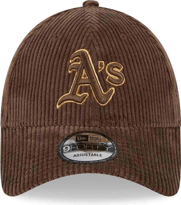 Actual product image New Era 9Forty Strapback Cap - Wide Corduroy Oakland Athletics (One size)