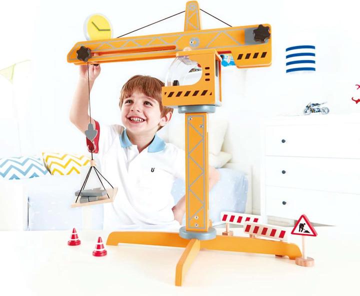 Image du produit Hape Grande grue de construction (10 pièces)