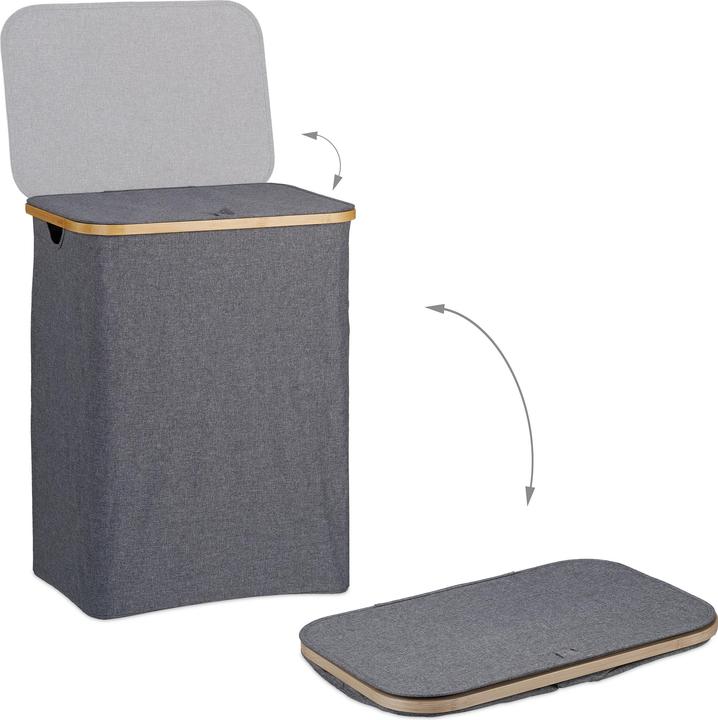 Actual product image Relaxdays Laundry basket (130 l)