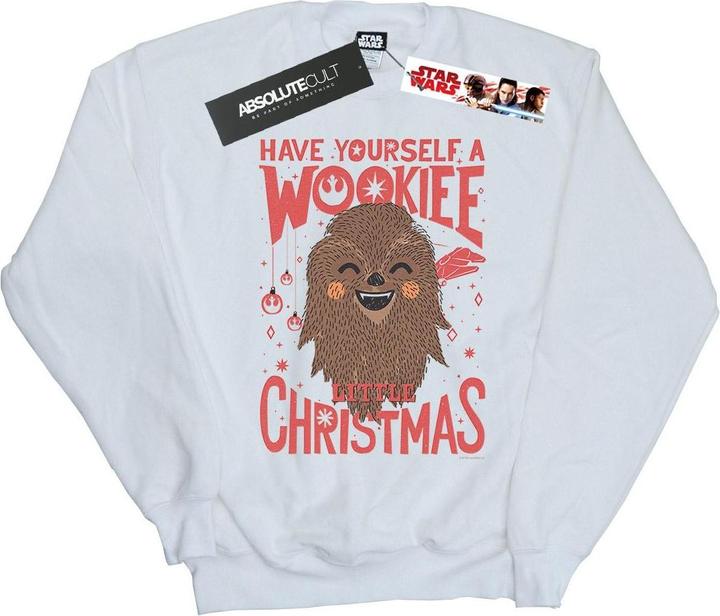 Actual product image Star Wars Girls Wookiee Little Christmas Sweatshirt (116)