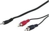 Produktbild HDgear 3.5 mm stereo Stecker - 2x Cinch-Stecker (0.50 m, 3.5mm Klinke (AUX), Cinch)