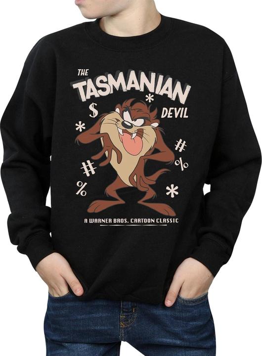 Actual product image Looney Tunes Boys Tasmanian Devil Vintage Sweatshirt (116)