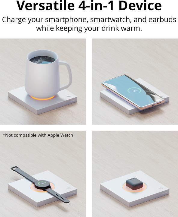 Actual product image Solum Smart Warmer incl. Qi Wireless Charging (25 W)