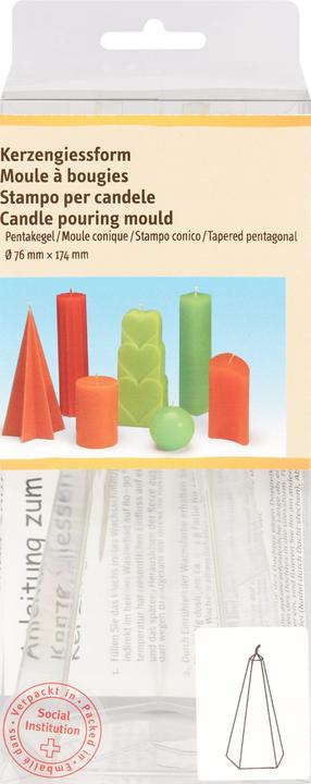 Actual product image Exagon Pentake gel casting mold Gr.