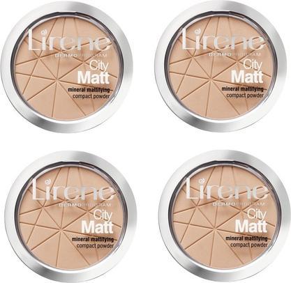 Actual product image Lirene City Matt Mineral Mattifying Compact P (03 Beżowy)