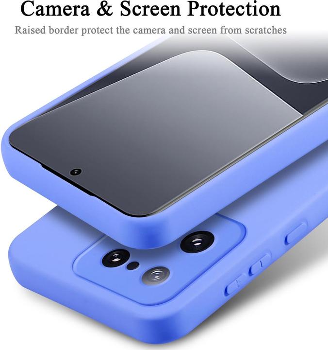 Actual product image Cadorabo Case for Xiaomi 13 Pro 5G TPU in liquid protection silicone design (Xiaomi Redmi Note 13 Pro 5G)