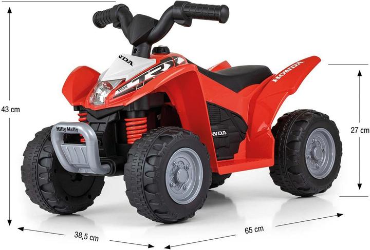 Actual product image Mally Honda ATV (6 V)