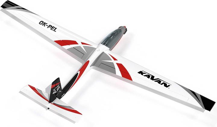 Actual product image Kavan Swift S-1 red 2400mm electric motor glider model ARTF (Glider)