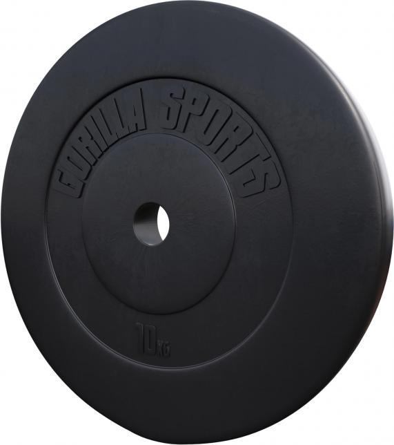 Actual product image Gorilla Sports Weight plates (1 x 10 kg)