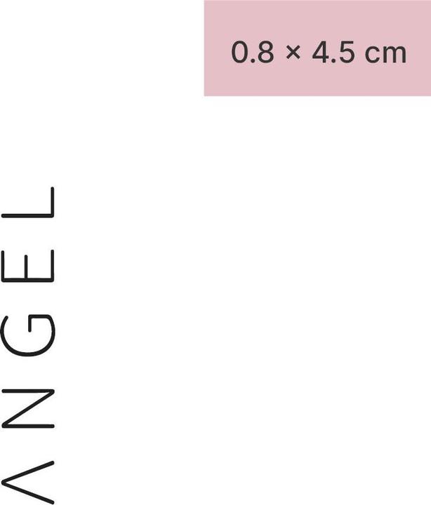Immagine prodotto minink Tatuaggio temporaneo - ANGEL sans serif