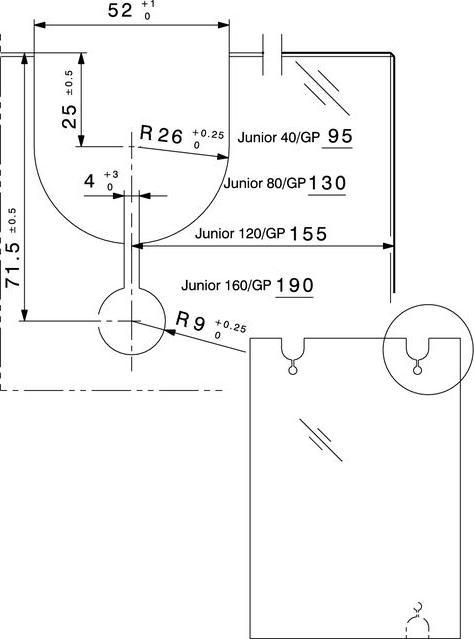 Actual product image HAWA Sliding door fittings -Junior 120/GP
