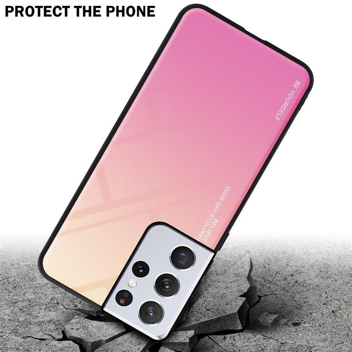 Produktbild Cadorabo TPU 2 Farben Glas Cover (Samsung Galaxy S21 Ultra)
