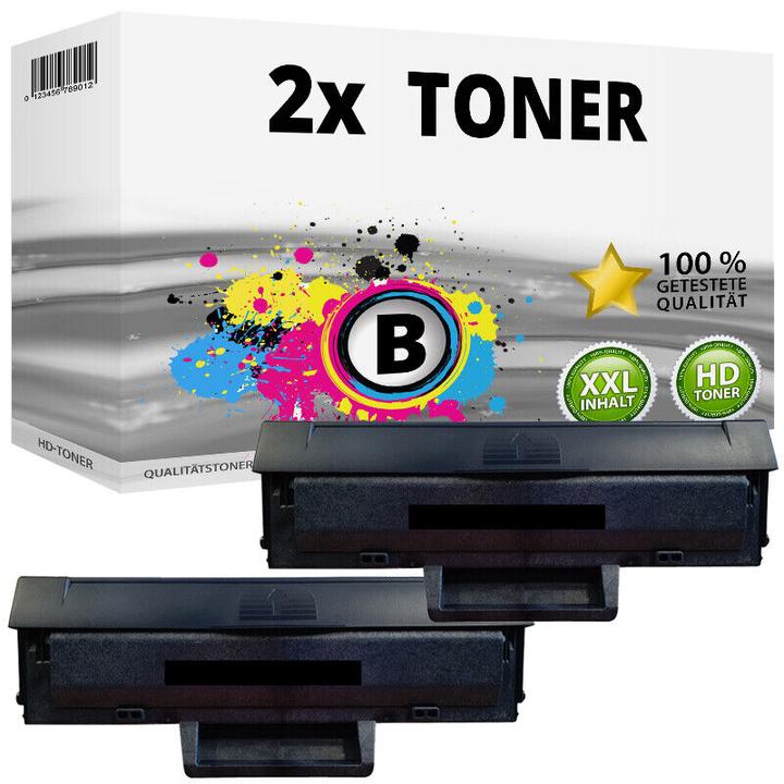 Produktbild Druckfuxx 2 Toner für HP Laser 107w 107 a r MFP 135 wg ag 137 fwg 138 fnw 106A W