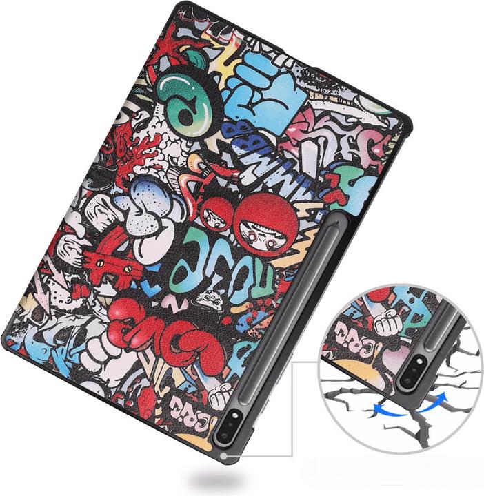 Produktbild Cover-Discount Galaxy Tab S10+ Plus - Tri-fold Smart Case Motiv (Galaxy Tab S10+)