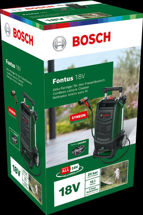 Productafbeelding Bosch Home & Garden Fontus GEN II Set (Oplaadbare batterij)