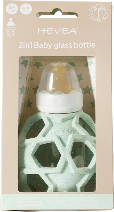 Immagine prodotto Hevea Bottiglia di vetro con stella Griffin Ball 120 ml (120 ml)