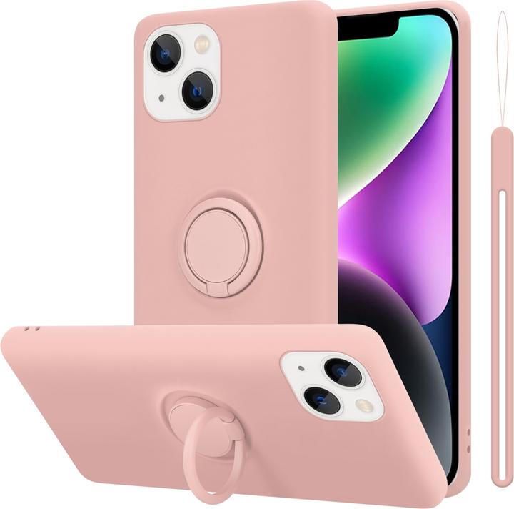 Actual product image Cadorabo Case for Apple iPhone 14 PLUS in TPU Liquid Ring Silicone Case Style (Apple iPhone 14 Plus)
