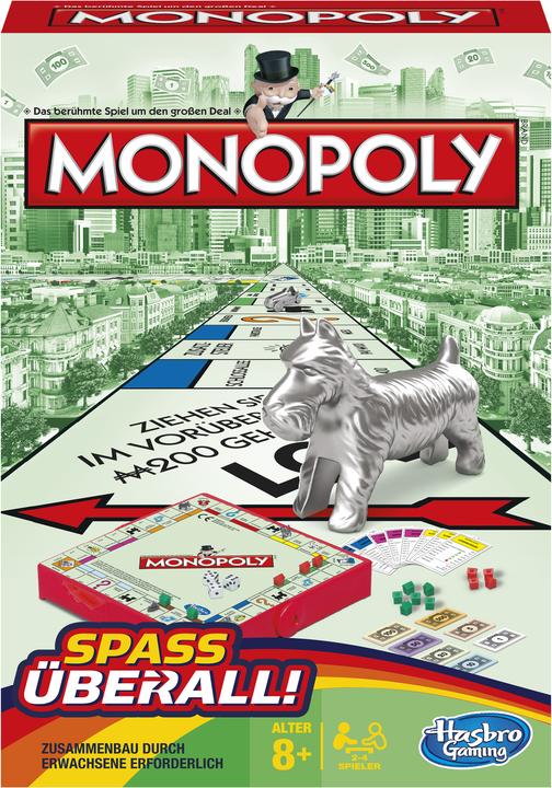 Immagine prodotto Hasbro Gaming Monopoly compatto (Tedesco)